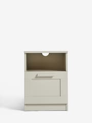 Natural Flynn 1 Drawer Bedside Table - Image 6 of 12