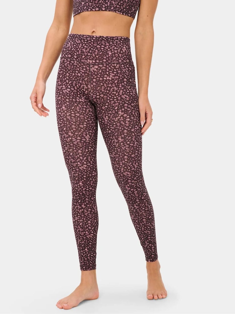 Sweaty Betty Brown Dot Print Full Length Ultimate Studio Leggings - Image 1 of 6