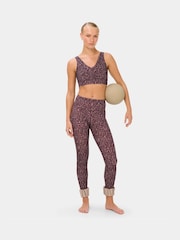 Sweaty Betty Brown Dot Print Full Length Ultimate Studio Leggings - Image 4 of 6