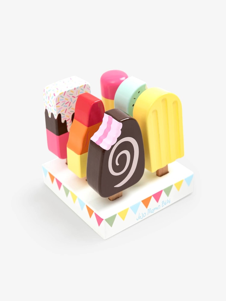JoJo Maman Bébé Wooden Ice Lolly Set - Image 1 of 4