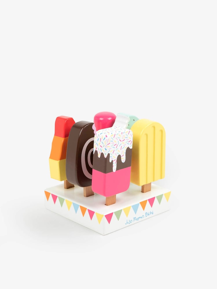 JoJo Maman Bébé Wooden Ice Lolly Set - Image 2 of 4
