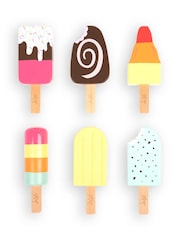 JoJo Maman Bébé Wooden Ice Lolly Set - Image 3 of 4