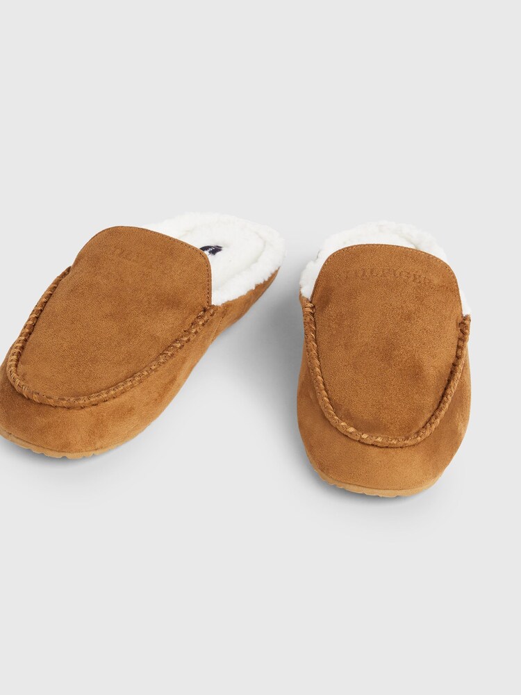 Tommy Hilfiger Mocassin Home Brown Slippers - Image 3 of 5