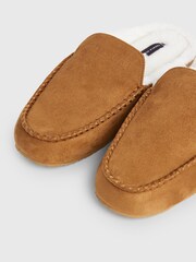 Tommy Hilfiger Mocassin Home Brown Slippers - Image 5 of 5