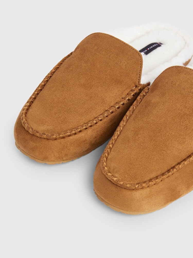Tommy Hilfiger Mocassin Home Brown Slippers - Image 5 of 5