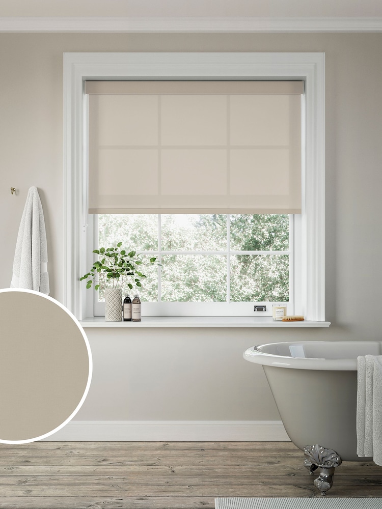Natural Albans Made to Measure Roller Blind - Image 1 of 6