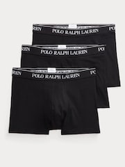Polo Ralph Lauren Black Stretch Cotton Boxers 3 Pack - Image 1 of 5