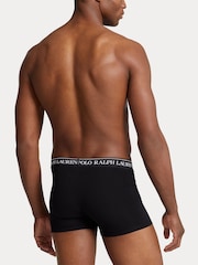 Polo Ralph Lauren Black Stretch Cotton Boxers 3 Pack - Image 4 of 5