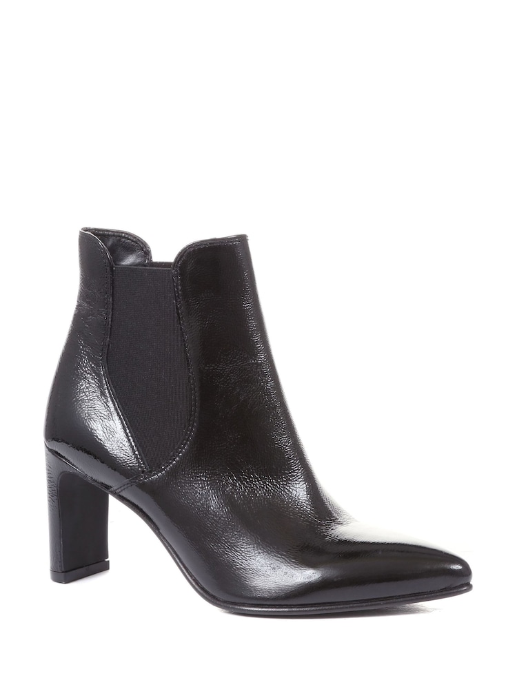 Jones Bootmaker Calliope Heeled Black Ankle Boots - Image 2 of 5