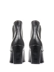 Jones Bootmaker Calliope Heeled Black Ankle Boots - Image 5 of 5
