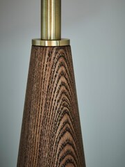 Nina Campbell Brown Harwood Table Lamp - Image 4 of 4
