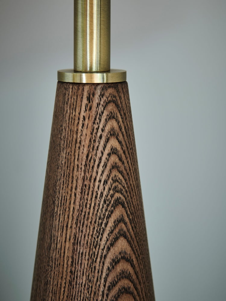 Nina Campbell Brown Harwood Table Lamp - Image 4 of 4