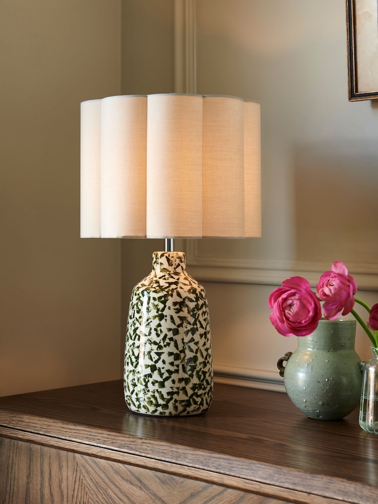 Nina Campbell Green Chester Table Lamp - Image 1 of 4