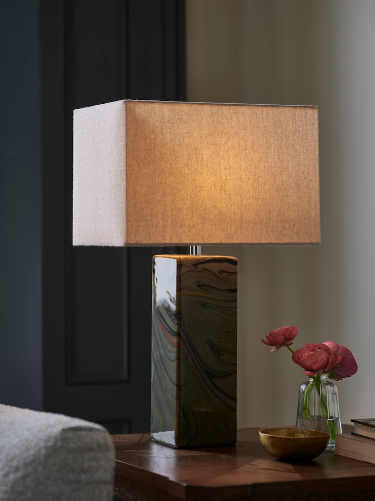Nina Campbell Green Hesper Table Lamp - Image 1 of 5