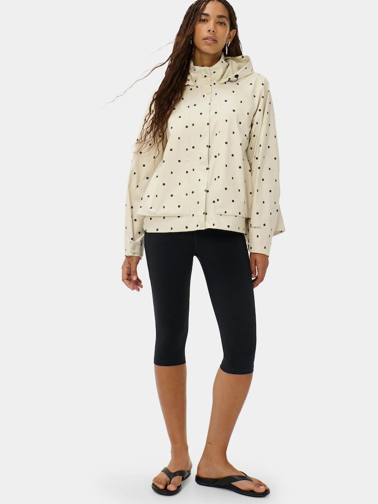 Sweaty Betty Cream Motion Waterproof Cropped Parka - Image 1 of 6 Sweaty Betty Cream Motion Waterproof Cropped Parka - Image 1 of 6