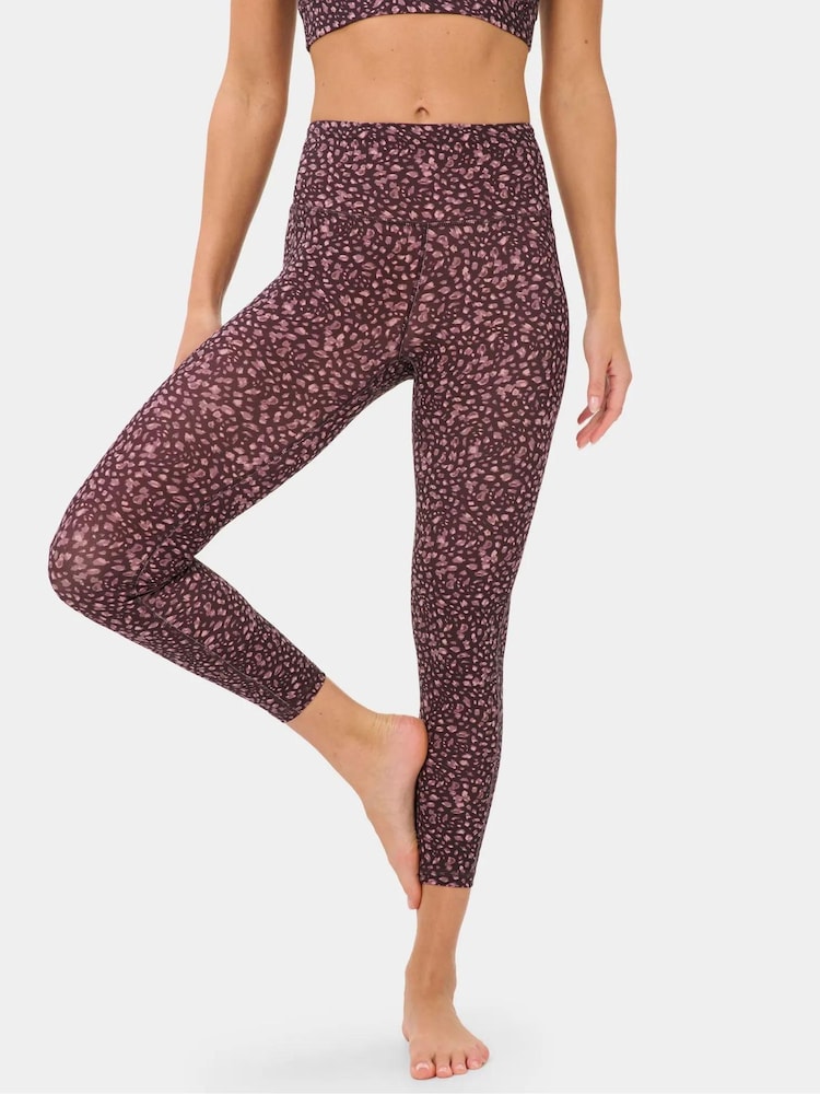 Sweaty Betty Brown Dot Print 7/8 Length Ultimate Studio Leggings - Image 1 of 6 Sweaty Betty Brown Dot Print 7/8 Length Ultimate Studio Leggings - Image 1 of 6