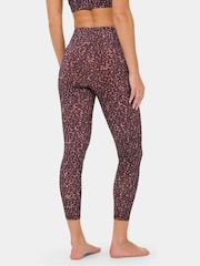 Sweaty Betty Brown Dot Print 7/8 Length Ultimate Studio Leggings - Image 2 of 6