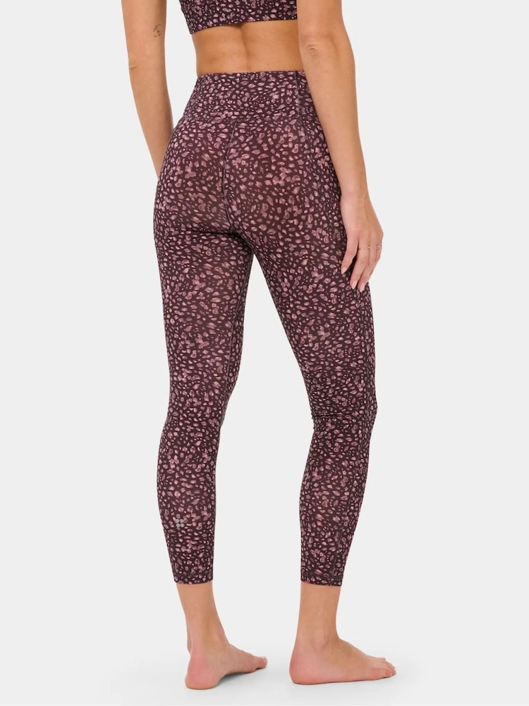 Sweaty Betty Brown Dot Print 7/8 Length Ultimate Studio Leggings - Image 2 of 6 Sweaty Betty Brown Dot Print 7/8 Length Ultimate Studio Leggings - Image 2 of 6