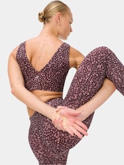 Sweaty Betty Brown Dot Print 7/8 Length Ultimate Studio Leggings - Image 4 of 6
