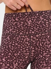 Sweaty Betty Brown Dot Print 7/8 Length Ultimate Studio Leggings - Image 5 of 6