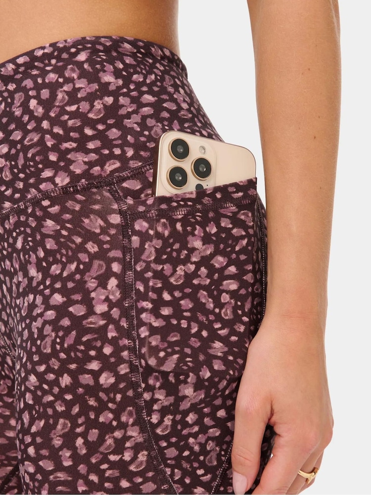 Sweaty Betty Brown Dot Print 7/8 Length Ultimate Studio Leggings - Image 6 of 6 Sweaty Betty Brown Dot Print 7/8 Length Ultimate Studio Leggings - Image 6 of 6