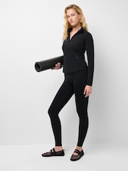 Sweaty Betty Black Ultimate Studio Zip Up Hoodie - Image 3 of 6