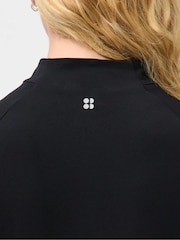 Sweaty Betty Black Ultimate Studio Zip Up Hoodie - Image 5 of 6