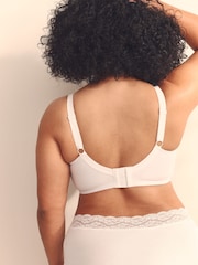 White Total Support Full Cup Non Wire Cotton Ultimate Comfort Bra B-H - Image 2 of 5