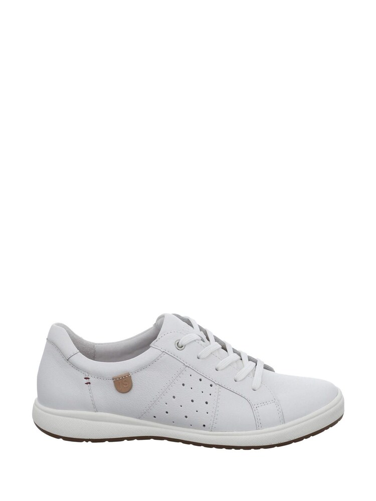 Josef Seibel Caren White Casual Trainers - Image 1 of 4