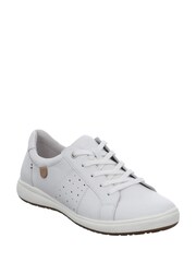 Josef Seibel Caren White Casual Trainers - Image 2 of 4