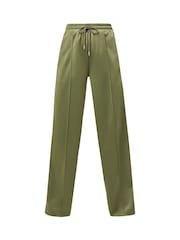 Брэкен Грин - Sweaty Betty Revival Pintuck бүйірлік жолақты кең аяқты шалбар - 5суретінің 4 суреті