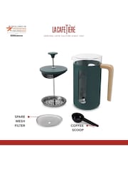 La Cafetiere Green Pisa 3 Cup Glass Cafetiere - Image 2 of 2