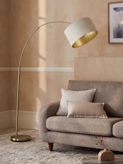Brass Arc Floor Lamp - Image 2 of 5