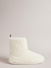 Ted Baker Natural Hamlei Borg Webbing Boots - Image 1 of 5