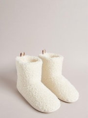 Ted Baker Natural Hamlei Borg Webbing Boots - Image 2 of 5
