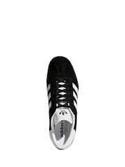 adidas Originals Black/White Gazelle Trainers - Image 7 of 11