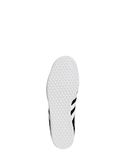 adidas Originals Black/White Gazelle Trainers - Image 9 of 11