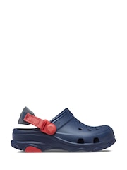Crocs Navy Kids All Terrain Clogs - Image 1 of 5
