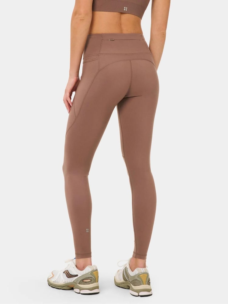 Sweaty Betty Chestnut Brown Full Length Power Workout Leggings - Image 2 of 6