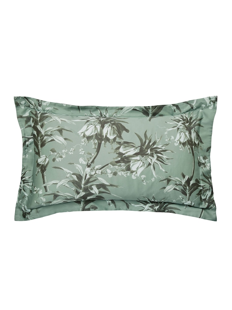Ted Baker Green 100% Cotton Belmar Floral Duvet Cover and Pillowcase Set - Image 5 of 5