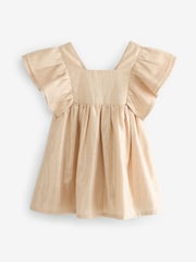Gold Shimmer Party Dress (3mths-8yrs) - Image 5 of 8