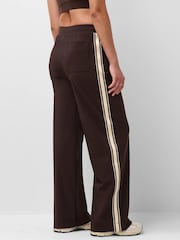 Sweaty Betty Brown Explorer Side Stripe Wide Leg Trousers - Image 3 of 6