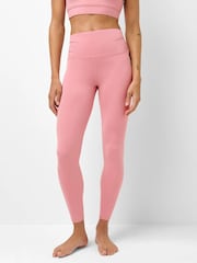 Sweaty Betty Pink Ultimate Studio 7/8 Ruched Leggings - Image 1 of 5