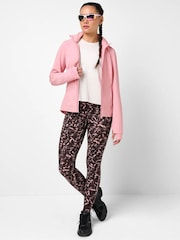 Sweaty Betty Brown Fleck Print Full Length Power Workout Leggings - Image 3 of 6