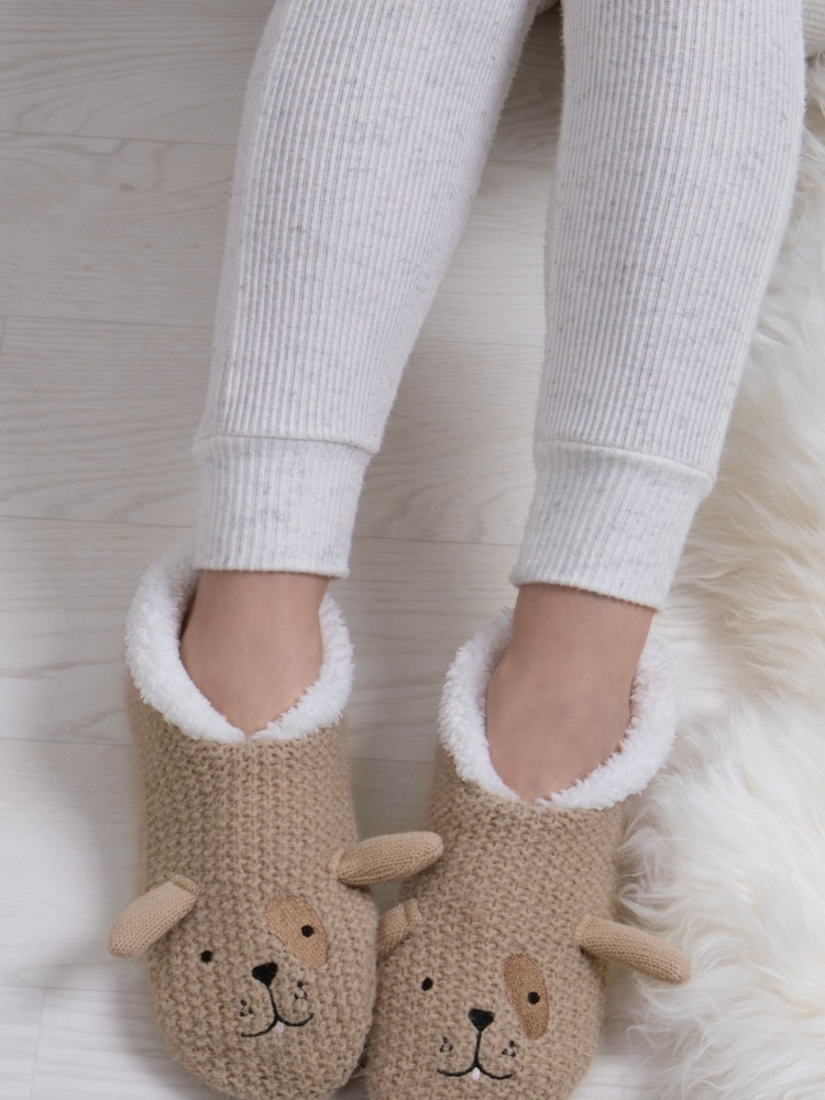 Totes Natural Ladies Novelty Footsies - Image 1 of 5