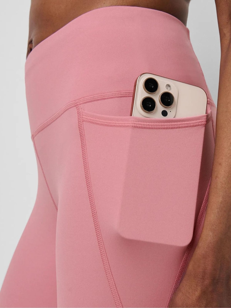 Sweaty Betty Deco Pink Full Length Power Workout Leggings - Image 6 of 6 Sweaty Betty Deco Pink Full Length Power Workout Leggings - Image 6 of 6