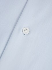 Reiss Soft Blue Chromer Atelier Cotton Mother of Pearl Shirt - Image 7 of 7