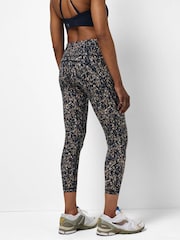 Sweaty Betty Blue Cascade Print 7/8 Length Power Workout Leggings - Image 3 of 6