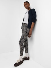 Sweaty Betty Blue Cascade Print 7/8 Length Power Workout Leggings - Image 5 of 6