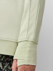 Sweaty Betty Green After Class Yoke Longline Sweatshirt - Image 4 of 6